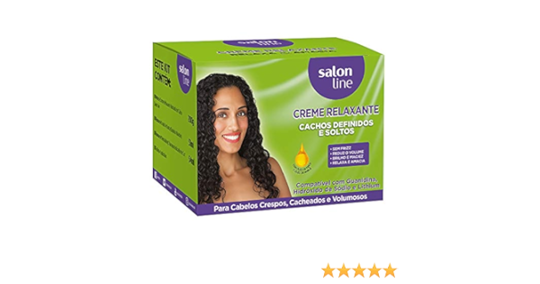 Creme Relaxante Cachos Definidos E Soltos Oleo De Avela E Oleo De Coco 0 Gr Salon Line Salon Line Amazon Com Br