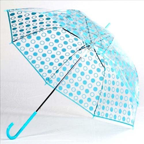 Clear Turquoise Polka Dot Umbrella Everything Else