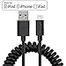 [Apple MFi Certified] Yellowknife Durable Portable Travel Flexible Spring Coiled Cable Lightning USB Sync Charging Cord for Apple iPhone 6/6 Plus/6s/6s Plus,iPhone 5s/5,iPad Mini 2/3,iPad 4/Air