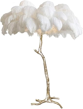 feather table lamp