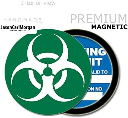 JasonCarlMorgan JCM Biohazard MOT License Tax Disc Permit Holders, Green