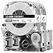 LaBold LK 4WBN LC 4WBN LC 4WBN9 SS12KW Label Tapes Cartridge Compatible for Epson LabelWorks LW300 LW400 LW500 LW600P LW700, Black on White,1/2 Inch X 26.2 Feet,2Pack