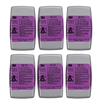 3M P100 7093 Particulate Filter Pack of 