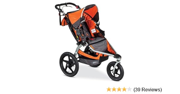 bob jogging stroller orange