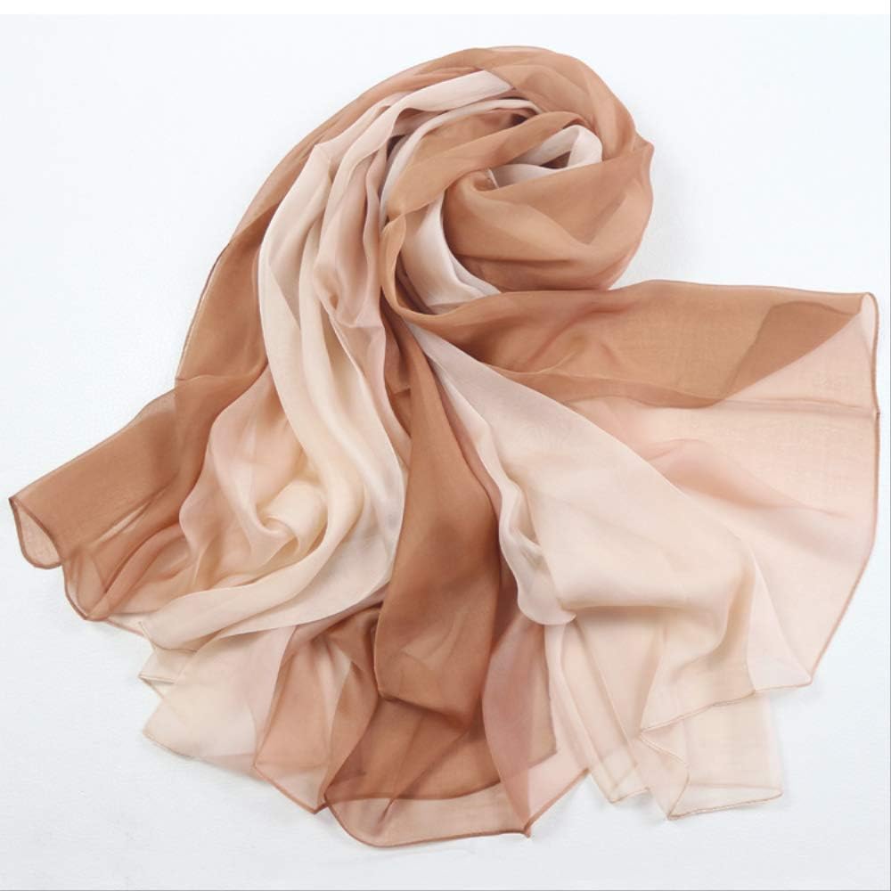 FLMCRIU Seda Pintada A Mano Degradado Toalla De Playa Morera Seda Seda