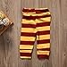 Baby Boys Girls Letter Print Short Sleeve Bodysuit Striped Pants Outfit Hat (90 (9-12 Months), Short Sleeve)