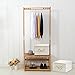Storage Bin with Lid and Cotton Rope Handles, Stackable and Foldable Storage Baskets with Lid, Mixing of Beige, White & Ivory