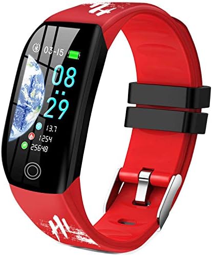Smartwatch, Relojes Inteligentes Mujer Hombre Niños Impermeable IP68 Pulsera  Actividad Inteligente con Pulsómetro Podómetro Monitor de Sueño Caloría  Smart Watch para Android iOS (Rojo) - Canal Do Zipi