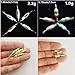 Krazywolf 45 Pieces Glow in Dark Ice Fishing Jig Kit