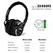 JIFFY J200 Active Noise Cancelling Bluetooth Wireless Headphones with Microphone Over the Ear, Comfortable Lightweight Protein Earpads foldable, Phone Volume Control 30 Hours Playtime for 3.5mm device