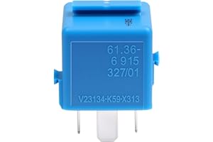 AEOLA Pack of 1 V23134-K59-X313 61366915327 Multifunction Relay - 30A 12VDC 4-Pin Comfort Control Relay SPST - Compatible with BMW,mini- Fixes Cooling Fan Failures &Accessory Power