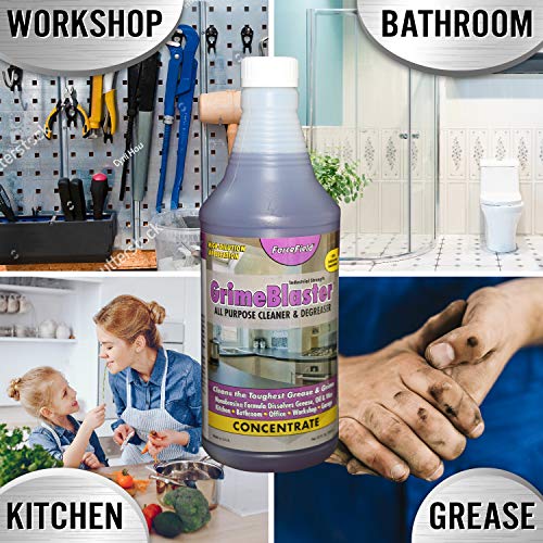 GrimeBlaster Industrial Strength Allpurpose Cleaner & Degreaser