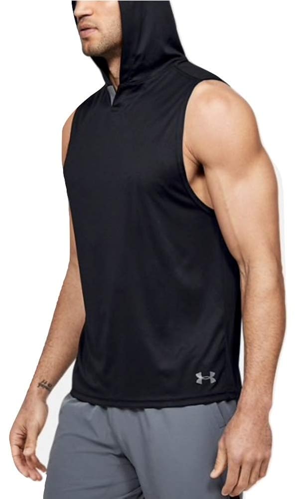 Under Armour Heat Gear Men's UA Velocity Sleeveless Hoodie (XXLarge