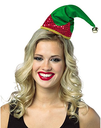Rasta Imposta Women's Elf Hat Holiday Headband, Green, One Size
