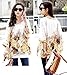 Lowpricenice Women Chiffon Shirt Bohemian Oversized Blouse 4237 (L)