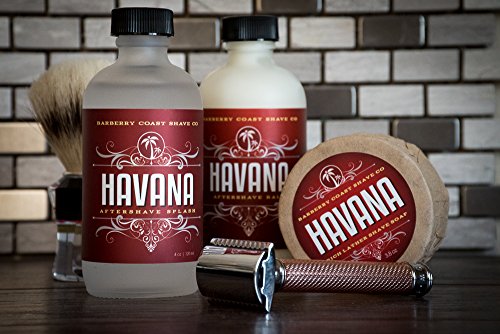 Sale - After Shave Lotion for Men - Havana Post Shave Balm for All Skin Types - Tobacco Scented Moisturizer w/Shea Butter, Vitamin E & Cooling Menthol - Absorbs Quickly & Smooths Skin