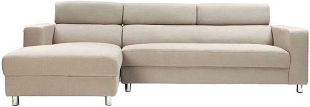 Furny Mini Five Seater L Shaped Sofa Cream Amazon In Home