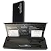 Professional Ceramic Chef Knife Set - Best Black Knives Mirror-Finish Sheaths Gift Box