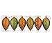 iPEGTOP Shatterproof Pinecone Hand Painted Glitter Gold Pine Cones Crafting Holiday Christmas Tree Decorations, 95mm / 3.7 inch, 6 Set