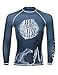 DIVE & SAIL Swimming Rash Guard Long Sleeve UV Shirt UPF 50 Protection Fast Dry Swimsuit for Aquatics Slate M