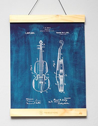 Stunning Magnetic Wood Frame, 16 Inch. Gorgeous Design with Hanging Cord. Modern, Non-Damaging, Reusable. (Pine)