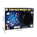 Top Hat Magic Set Collection Show - Magic Kit with Plastic Magician Hat, Easy Tricks for Kids - Ideal Children Age 6 Years and Up Girls Boys Adults - Illusion Magic Tricks Box Set Wand Cards Finger