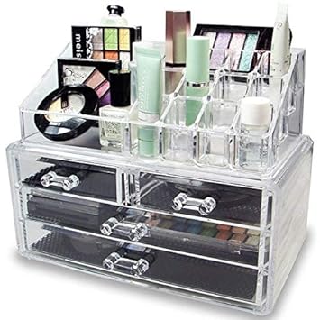 Amazon Com Civilys Makeup Organizer Stackable Makeup Cosmetic