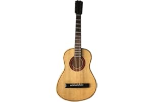 ALANO Mini Guitar Model Mini Musical Instrument Instrument Ornaments Guitar Ornament(E37-18-S)