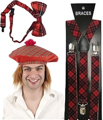 tartan hats fancy dress