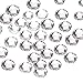 Sorrento Crafts 1440pcs 5mm Clear Crystal Flat Back Brilliant Round Rhinestone Glass Stones Glitter Gems SS20