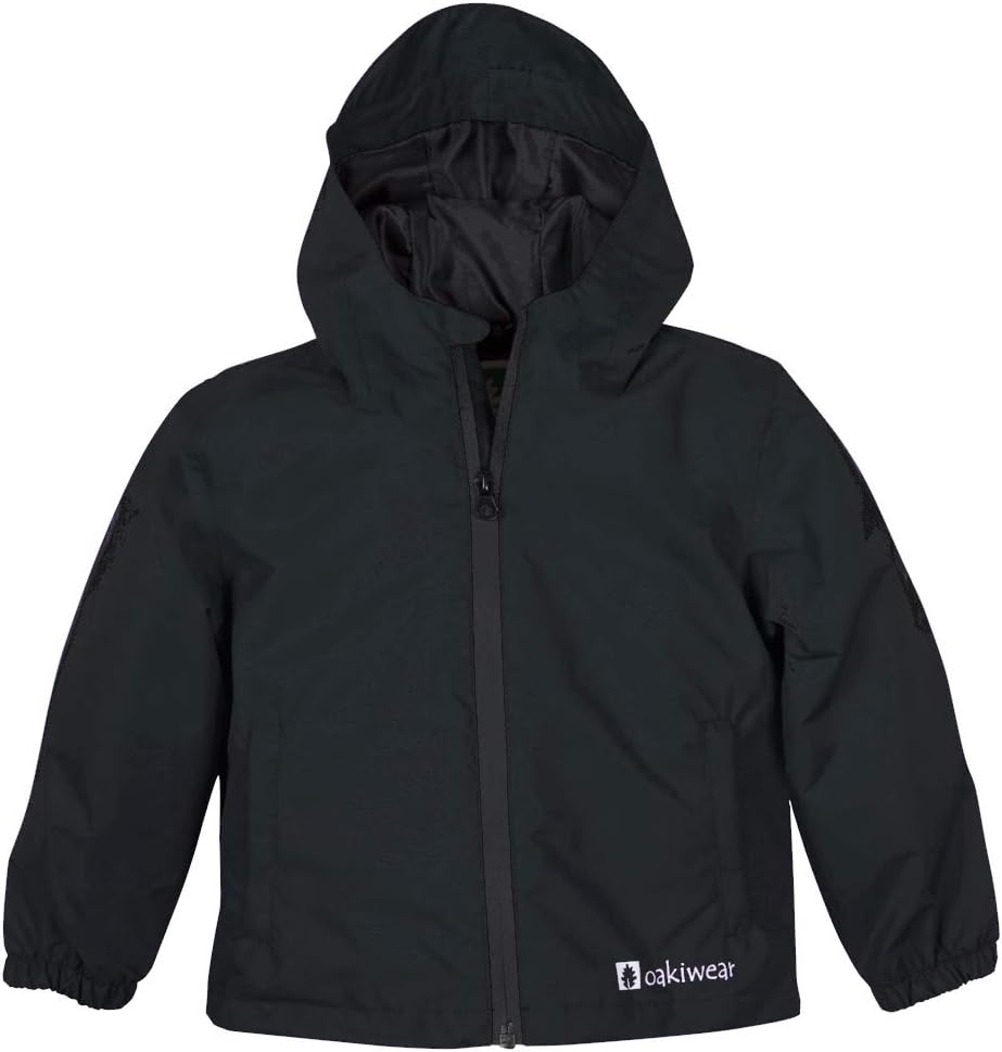 OAKI Rain Jacket for Kids/Toddlers, Waterproof, Breathable, Lightweight with Hood