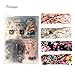 DRESHOW 4 Pack Headbands Vintage Elastic Printed Head Wrap Stretchy Moisture Hairband Twisted Cute Hair Accessories