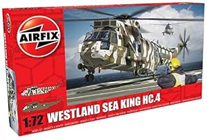 Image of Airfix A04056 Westland Sea King HC.4 1:72nd Military Helicopter Plastic Model Kit