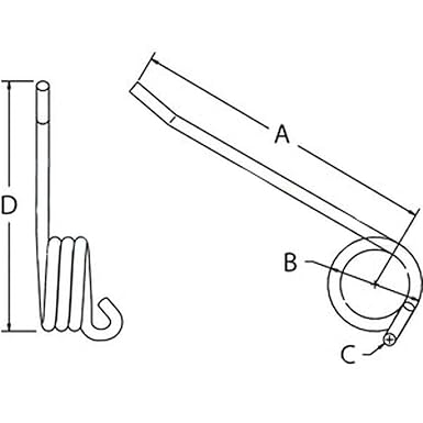 Amazon Com E900 New Rh Outer Pickup Tooth Fits John Deere Round Baler 446 447 448 449 Industrial Scientific