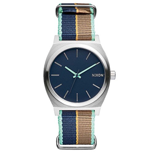 NIXON A045-2079 Men's Time Teller (Navy/Navy Stripe) Analog Quartz Watch