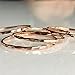 1 Stacking Ring 14k Rose Gold Filled, Dainty Little Plain Band, Size 10