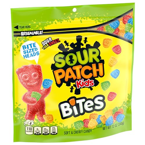 SOUR PATCH KIDS BITES SOFT & CHEWY CANDY, 12 OZ