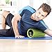 Vibrating Foam Massage Roller - Rechargeable Electric Exercise and Fitness Roller for Core Muscle & Deep Tissues Sports Therapy - Trigger Point Rumble Massager Releases Back Tension, Stiffness & Pain