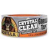 Gorilla 6060002 Crystal Clear Tape 18YD, 1-Pack