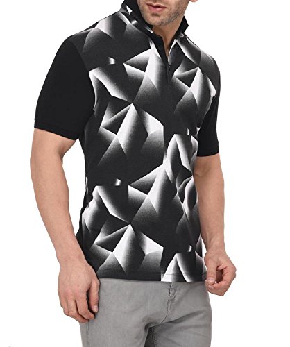 vivid bharti collar half sleeve printed t-shirts