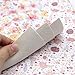 David accessories Flower Floral Pattern Printed Faux Leather Sheet Synthetic Leather Fabric 10 Pcs 7.7