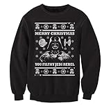 FreshRags Star Wars Parody Vader Ugly Christmas Sweater Sweatshirt