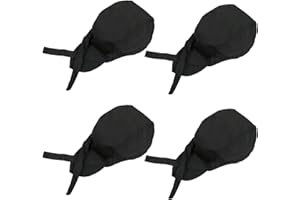 Clzemo 4 Pack Kitchen Cooking Cap, Comfort Breathable Chef Skull Hats for Men Women, Adjustable Working Caps One Size Fit All