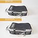 Compact Packing Cubes For Travel - Set of 3 Compression Packaging Cube Bags