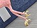 Alilang Golden Tone Pearlescent Pink Enamel Flamingo Crane Bird Crystal Rhinestone Brooch Pin