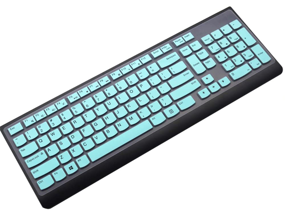 Photo 1 of Ultra Thin Silicone Keyboard Protective Skin Cover Compatible with Lenovo 510 Wireless Keyboard GX30N81775 4X30M39458 KBRFBU71 EKB-536A SK-8823 ALO730S KU-1601 ALO510/520 (Mint)