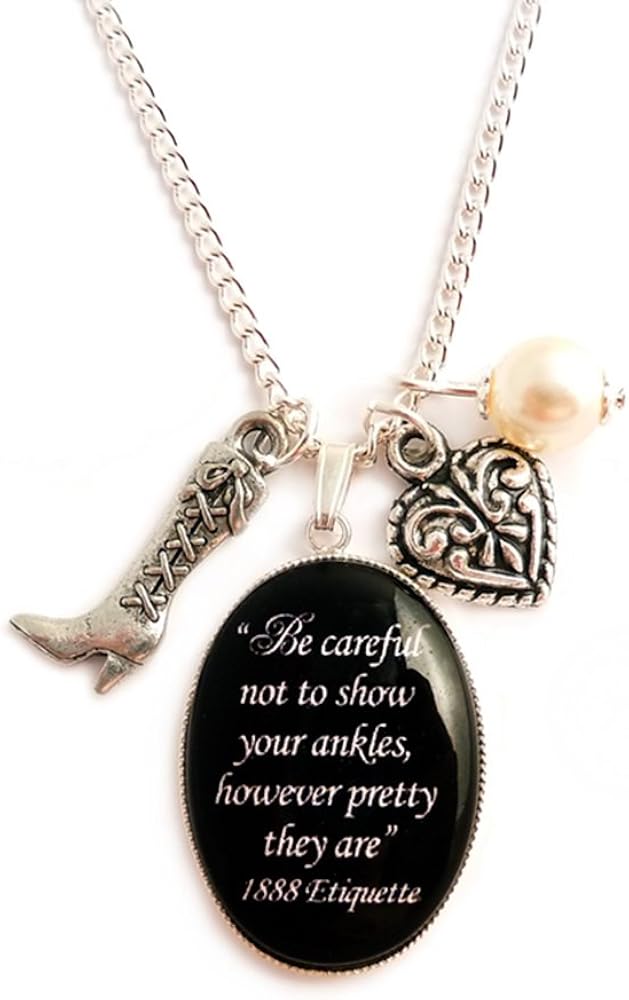 Lunarrastar Etiquette Victorienne Citation Collier Pendentif Charme Verre Ovale Pour Femme En Plaque Argent Coeur Breloque Lunarrastar Jewellery Amazon Fr Bijoux