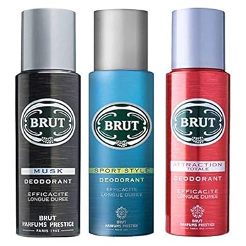 Brut Pack of 3 Ocean + Musk + Attraction