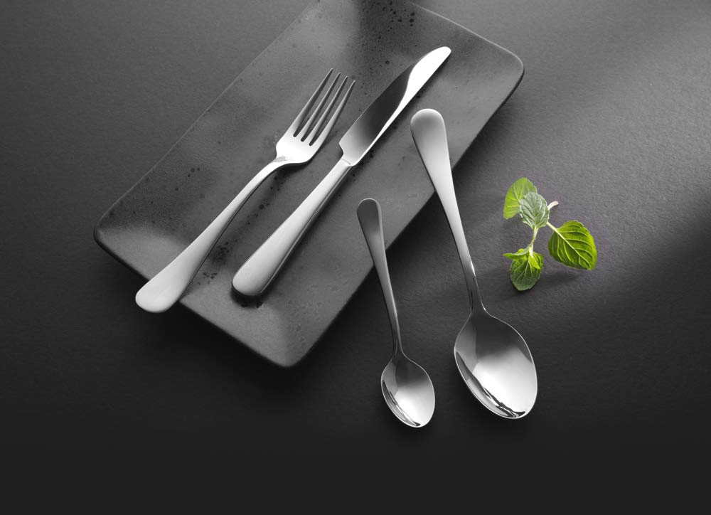 Fine Dine 766149 Navarino 18/10 Chromium-Nickel Steel Coffee Spoon,