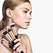 BESTOPE PRO Premium Synthetic Foundation Blending Face Powder Blush Concealers Eye Shadows Make Up Brushes Kit (Pink)